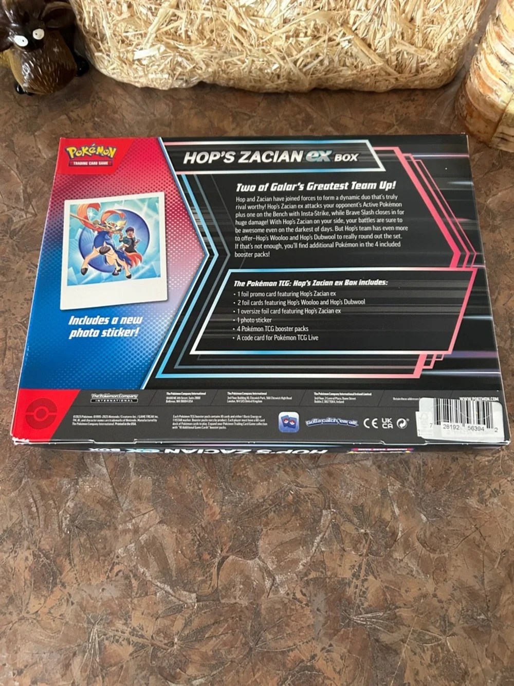 Pokémon Hop’s Zacian ex Box Trading Card Set Game